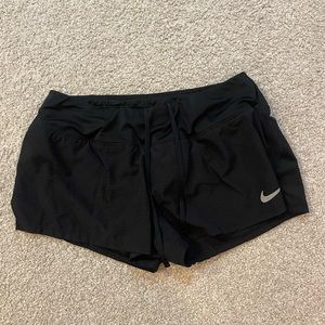 Black Nike running shorts size small